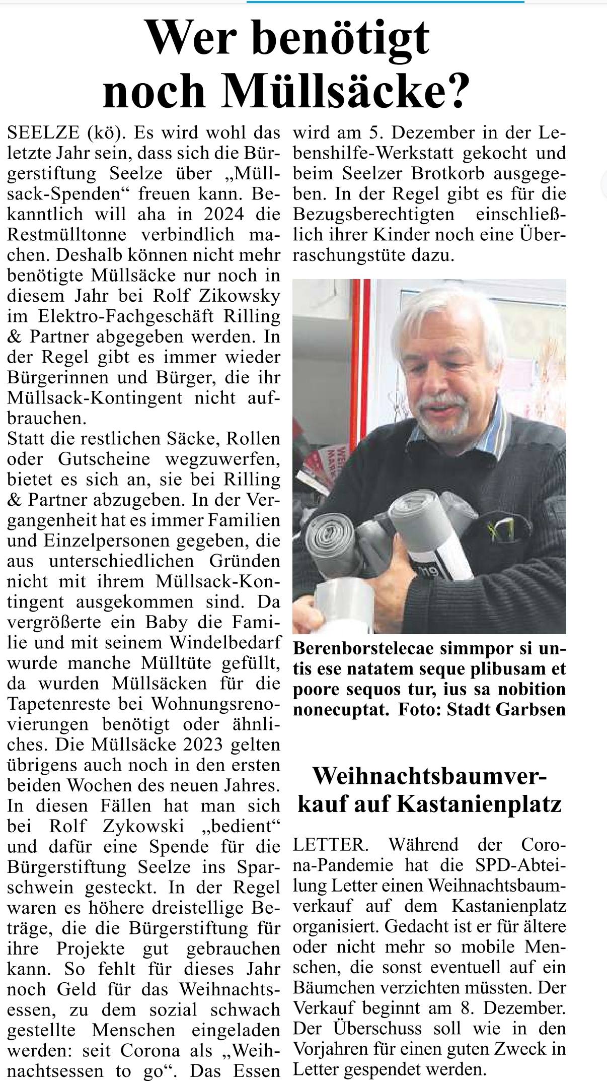 2023 0212 Umschau Wer benoetigt noch Muellsaecke a