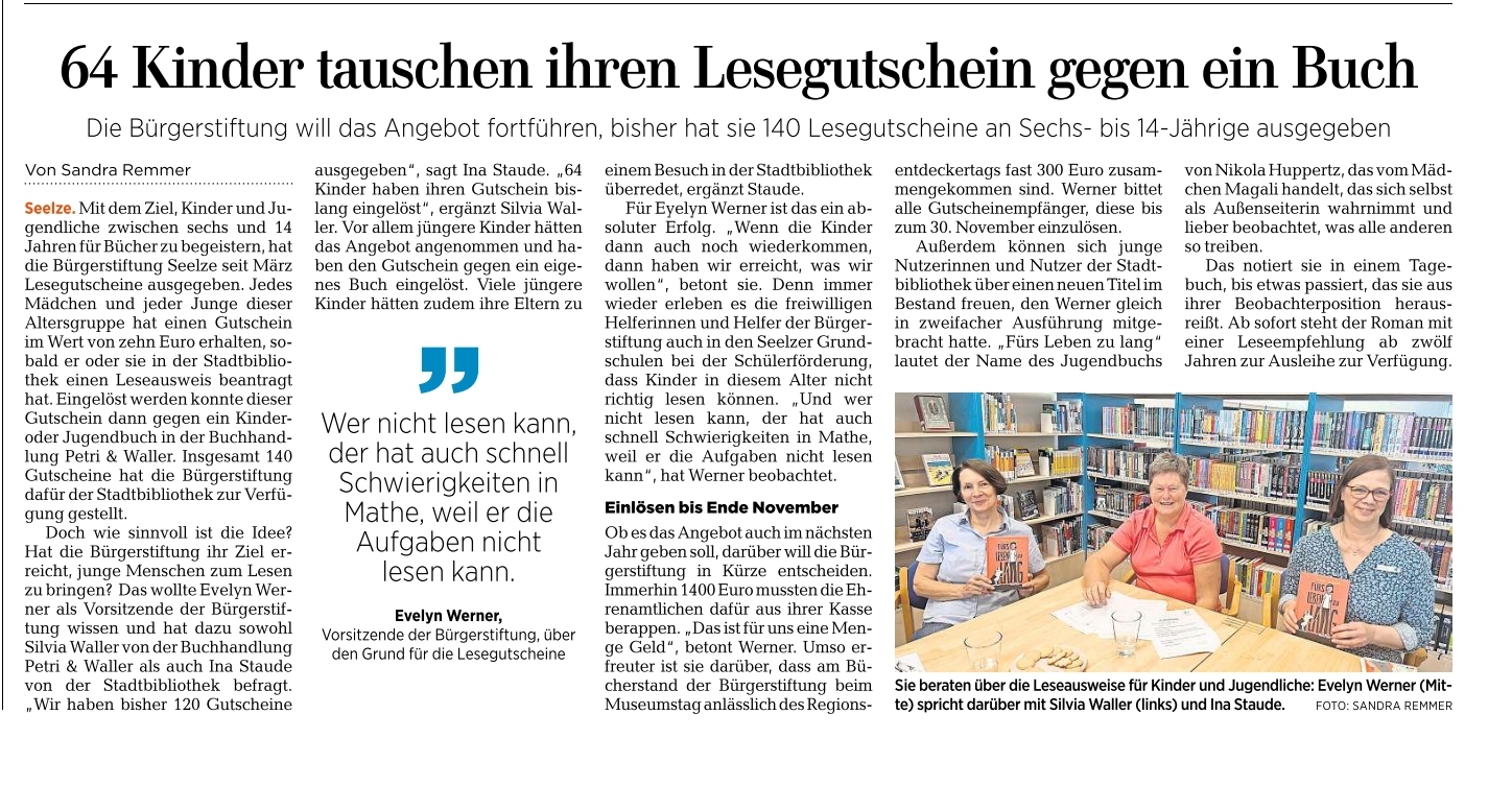 2023 1509 HAZ Seelze 64 Kinder tauschen